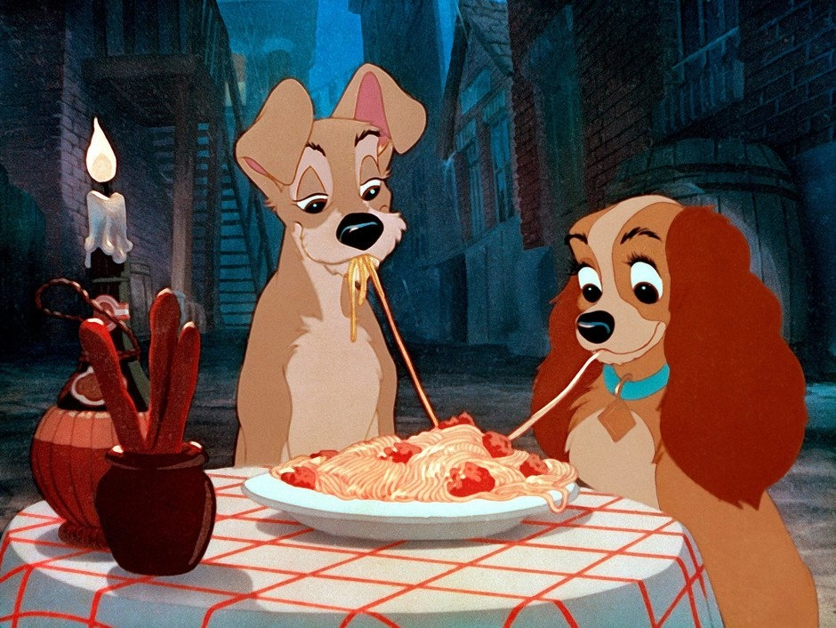 Spaghetti à la bougie